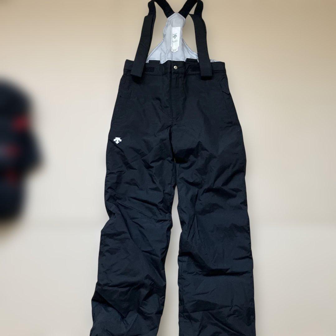 子ども用スキーウェアセット 黒/赤