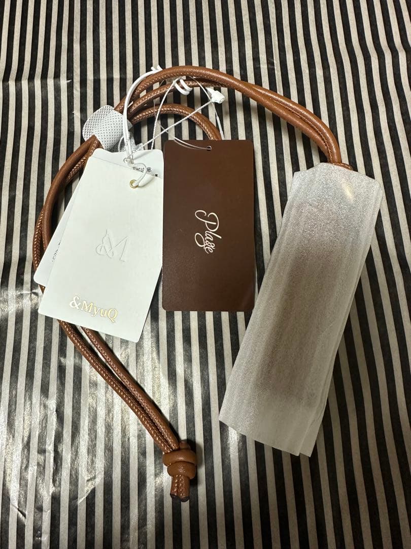 Plage &MyuQ / 別注 LIP ケース　キャメル