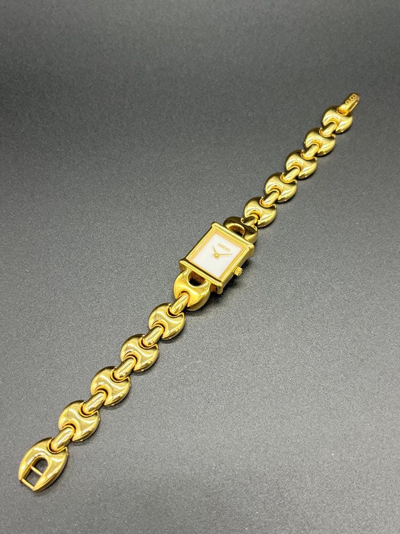 GUCCI 腕時計 1800L 金 箱付 動作未確認 ヴィンテージ