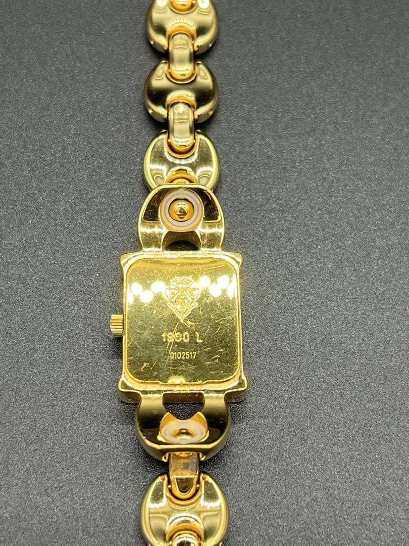 GUCCI 腕時計 1800L 金 箱付 動作未確認 ヴィンテージ