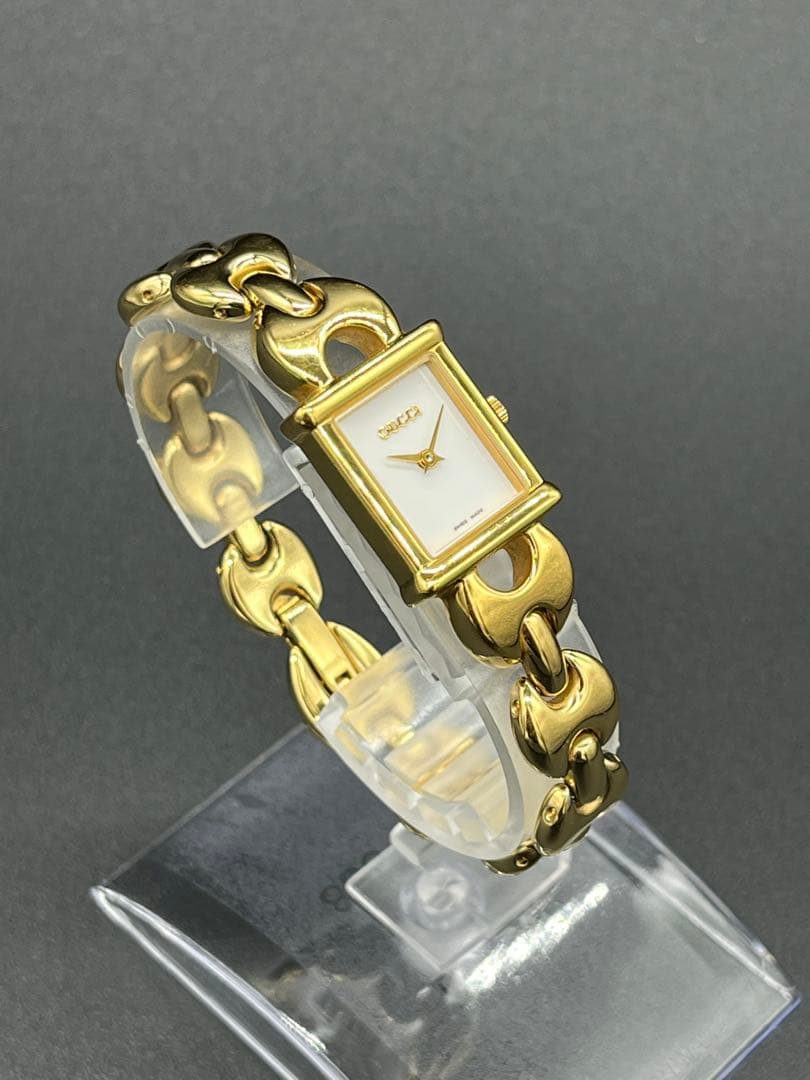 GUCCI 腕時計 1800L 金 箱付 動作未確認 ヴィンテージ