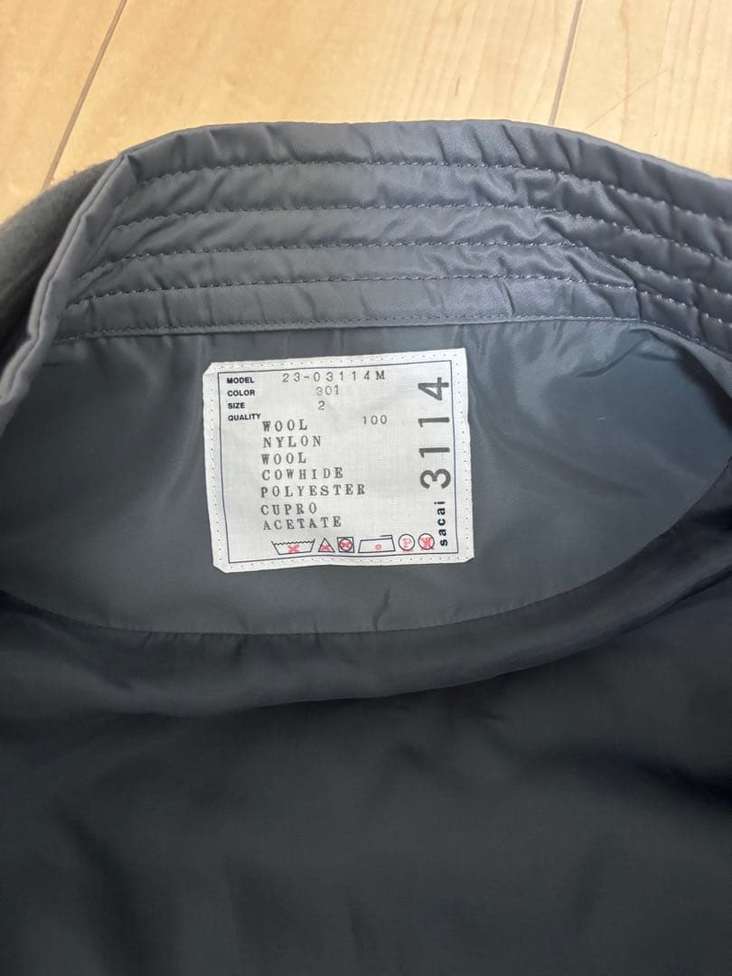 sacaiコート2023aw