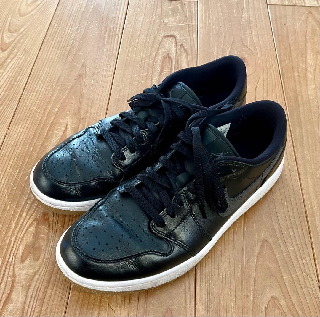Nike Jordan Golf 黒 シューズ　JORDAN1 low golf