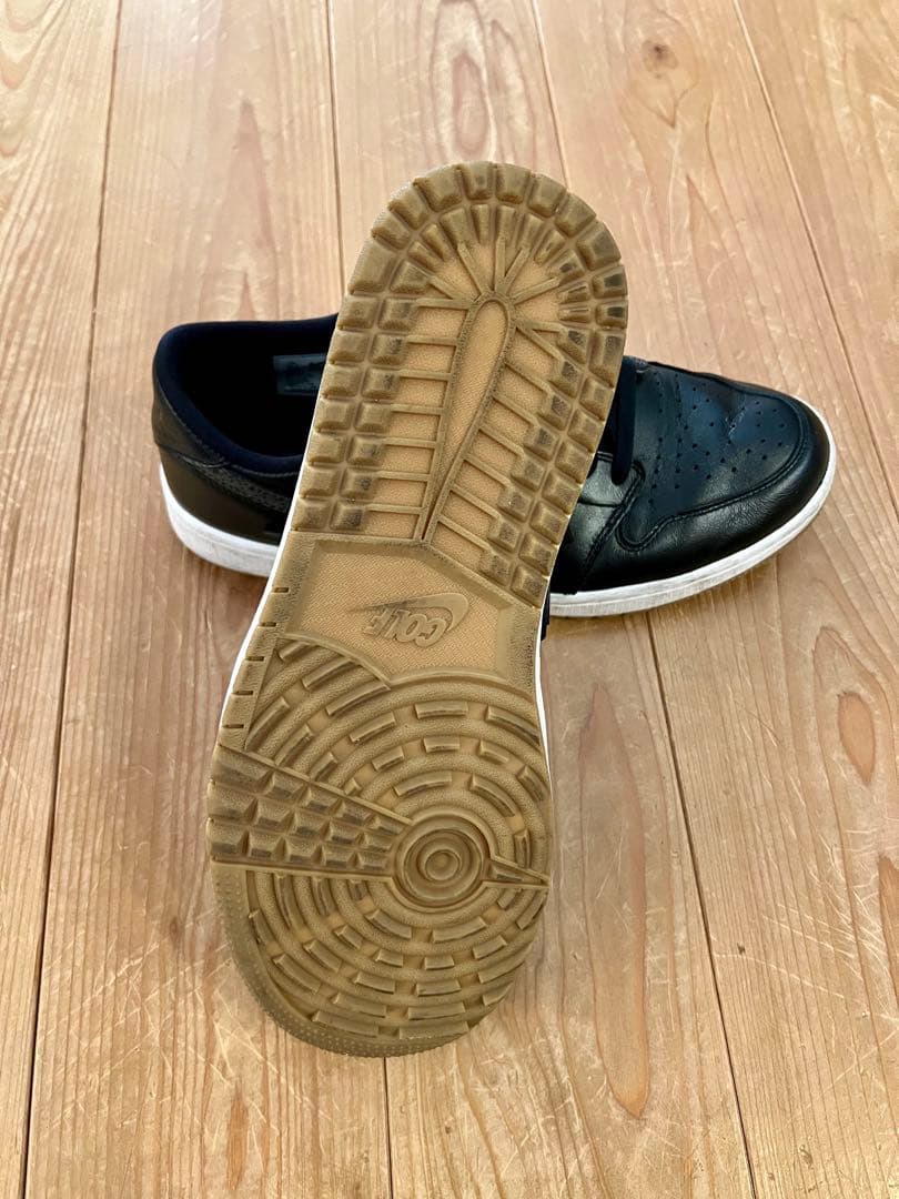 Nike Jordan Golf 黒 シューズ　JORDAN1 low golf