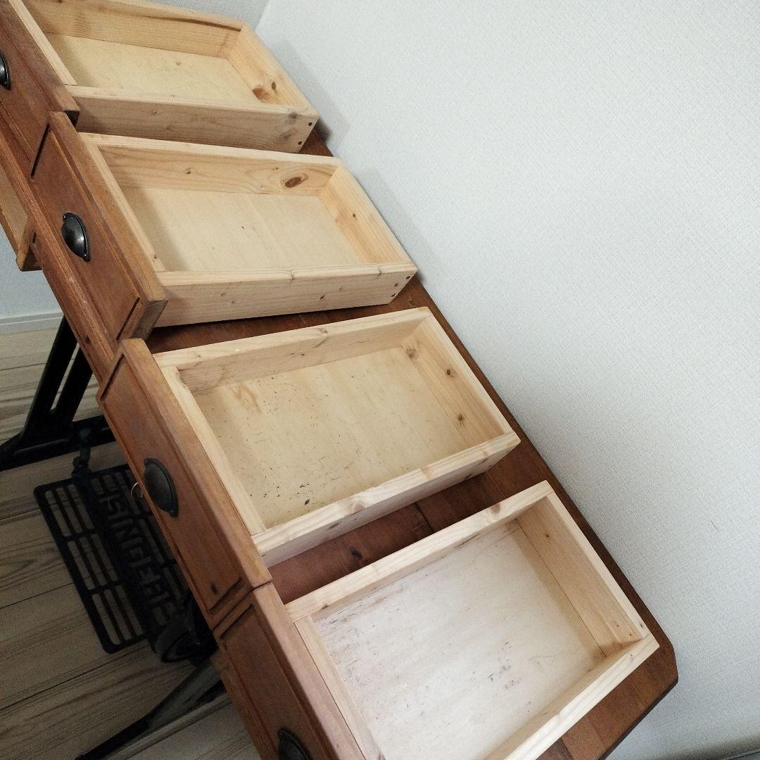 古いミシンSINGERリメイク 木製デスク クラシックスタイル 古い家具