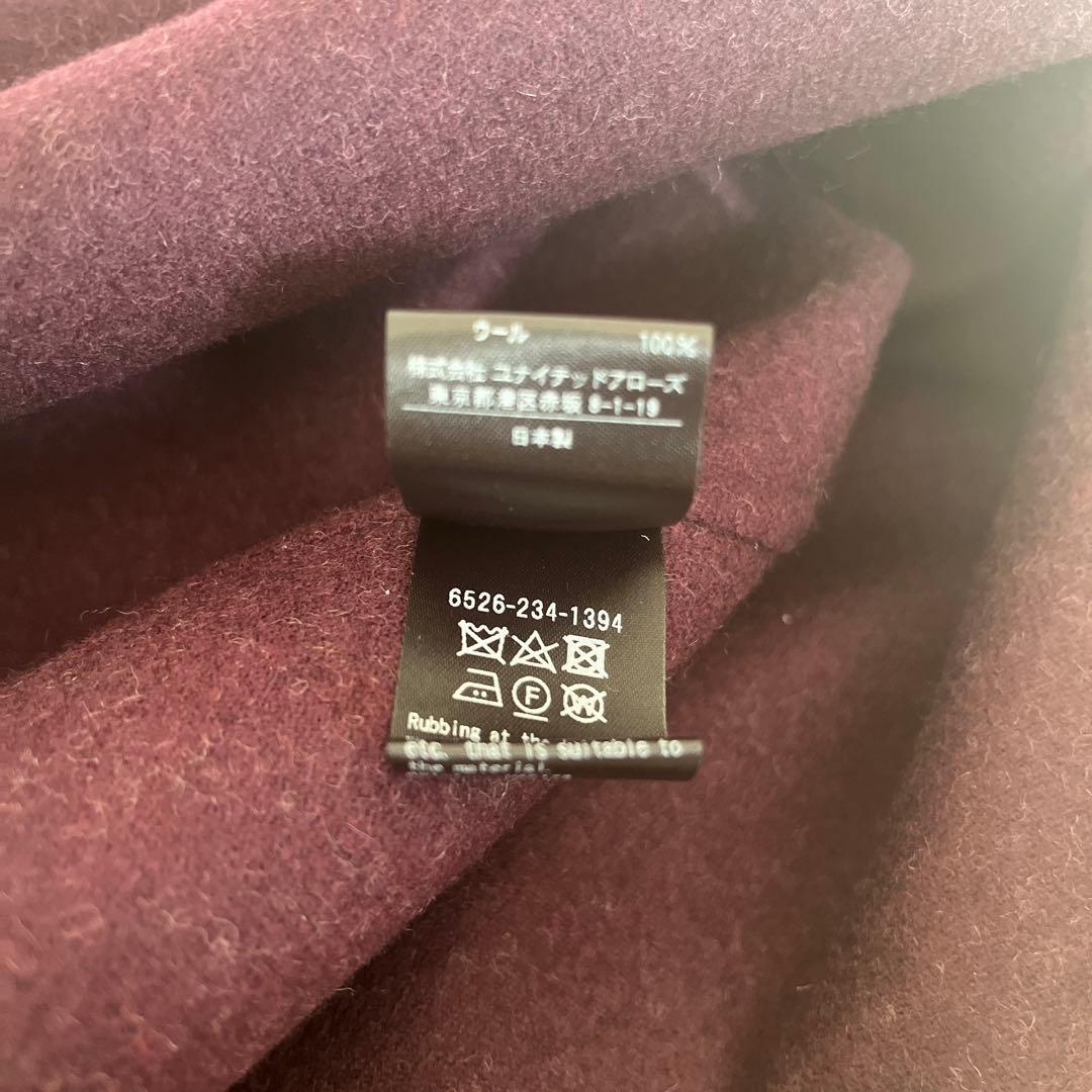 ドゥロワー ノースリーブ Vネック ワンピース 38