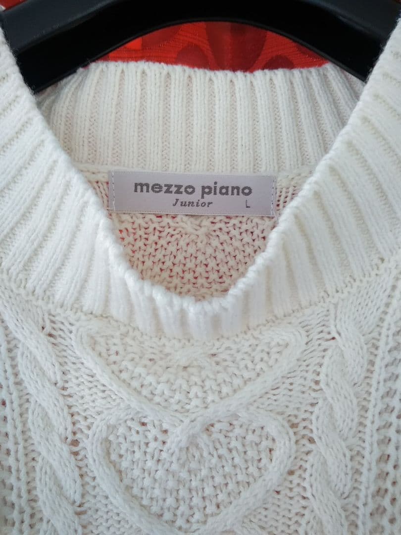 mezzo piano junior❗ニットベスト&ワンピース　size/L❗