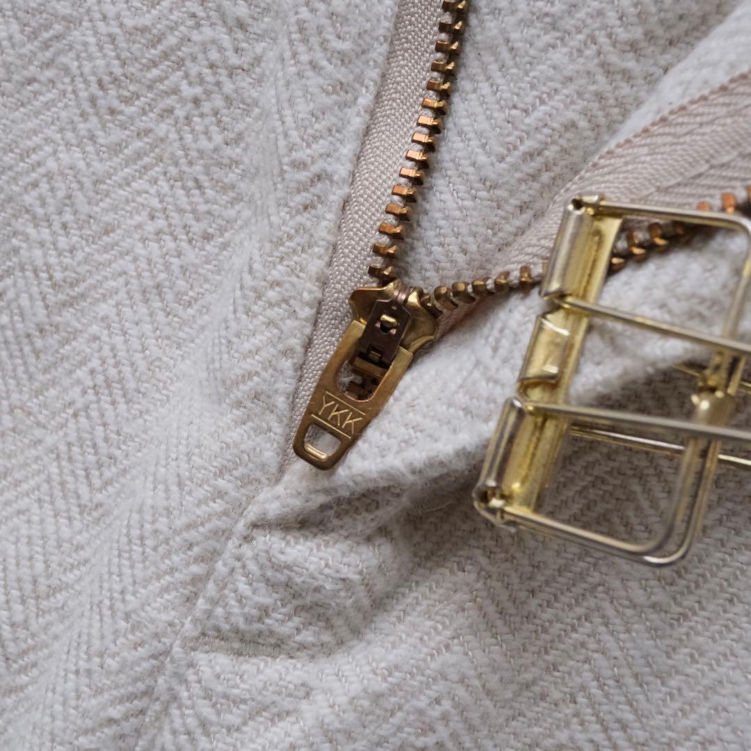 nest Robe CONFECT 日本製 コットンリネンパンツ オフホワイト