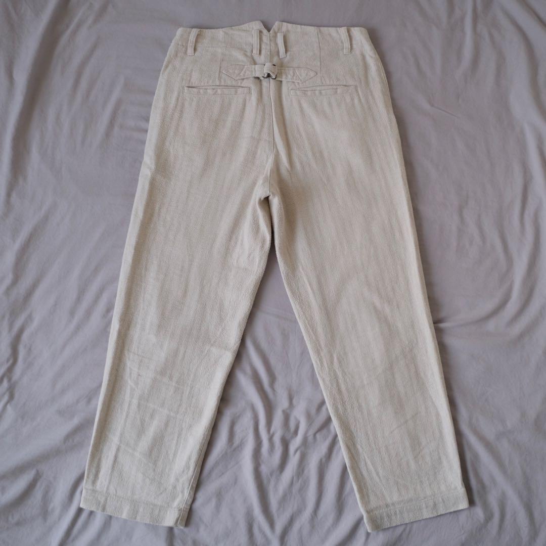 nest Robe CONFECT 日本製 コットンリネンパンツ オフホワイト