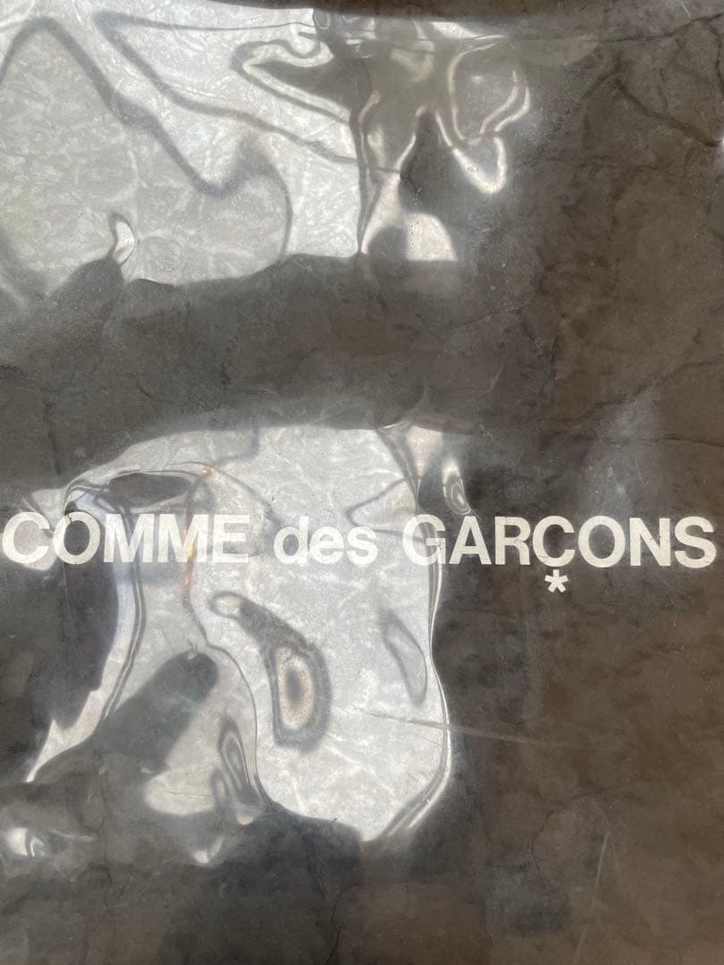 COMME des GARCONS 黒 ビニール トートバッグ