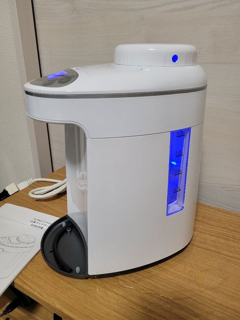 電極寿命10年以上／定価29万 水素マルチポッド 1台3役シリカ水素水＆ガス吸引