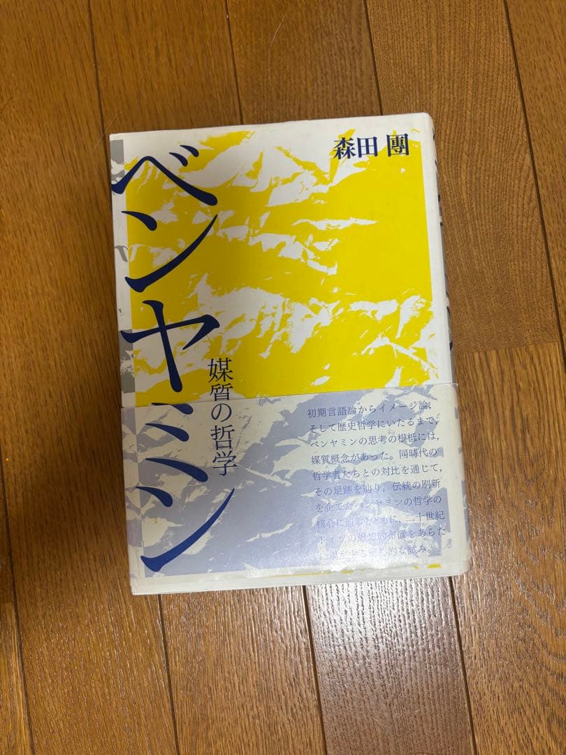 ベンヤミン 媒質の哲学 森田團 新曜社