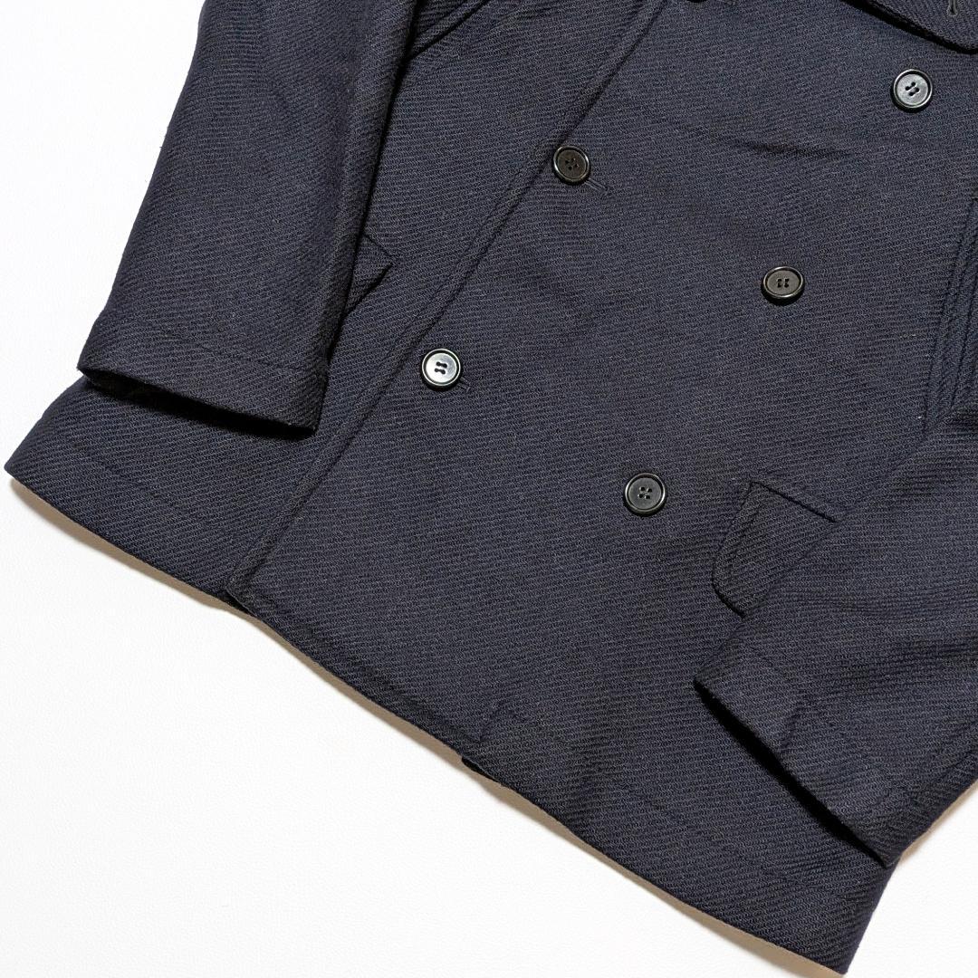 イギリス製 MHL.マーガレットハウエル Ｐコート ネイビー メンズM