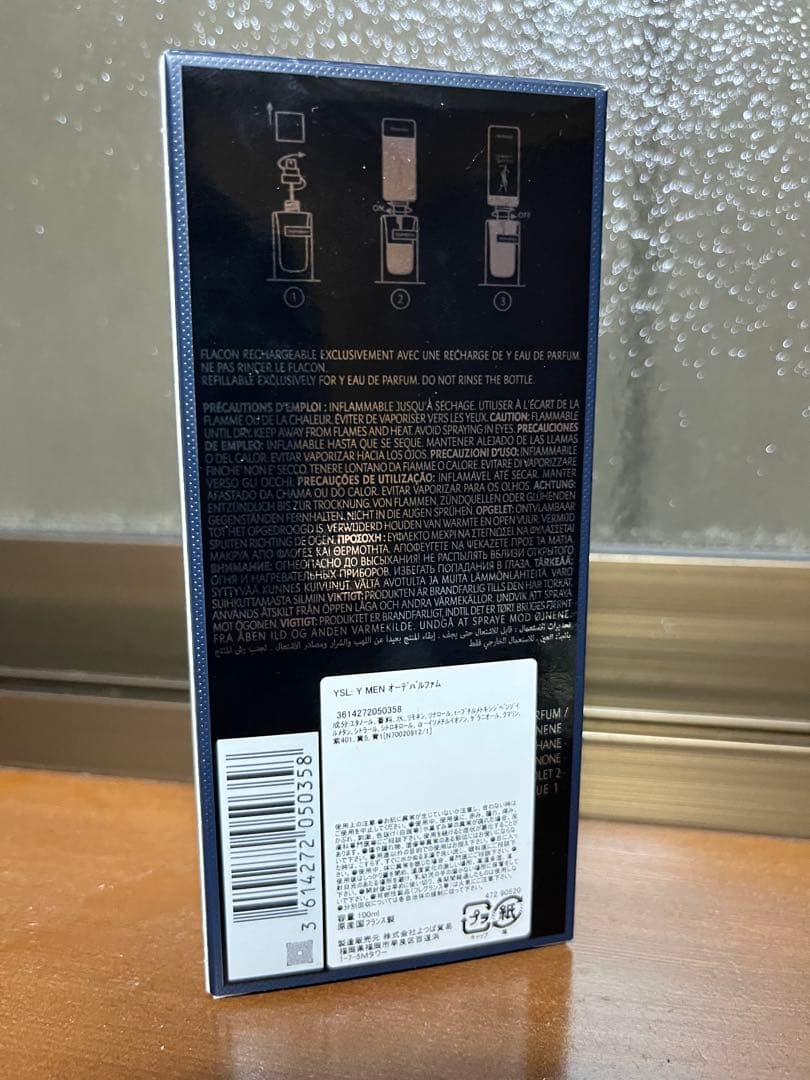 香水(男性用) Yves Saint Laurent Y Eau De Parfum 100ml