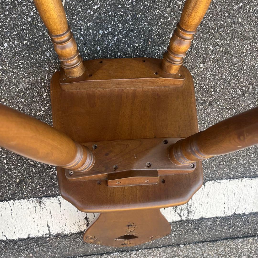 吉川商事 ダイニングチェア　アンティーク　葡萄彫刻　マンガス材