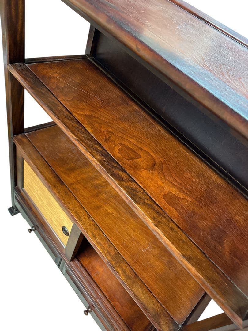 民芸家具 飾り棚 茶棚 キャビネット ミズメザクラ レトロ