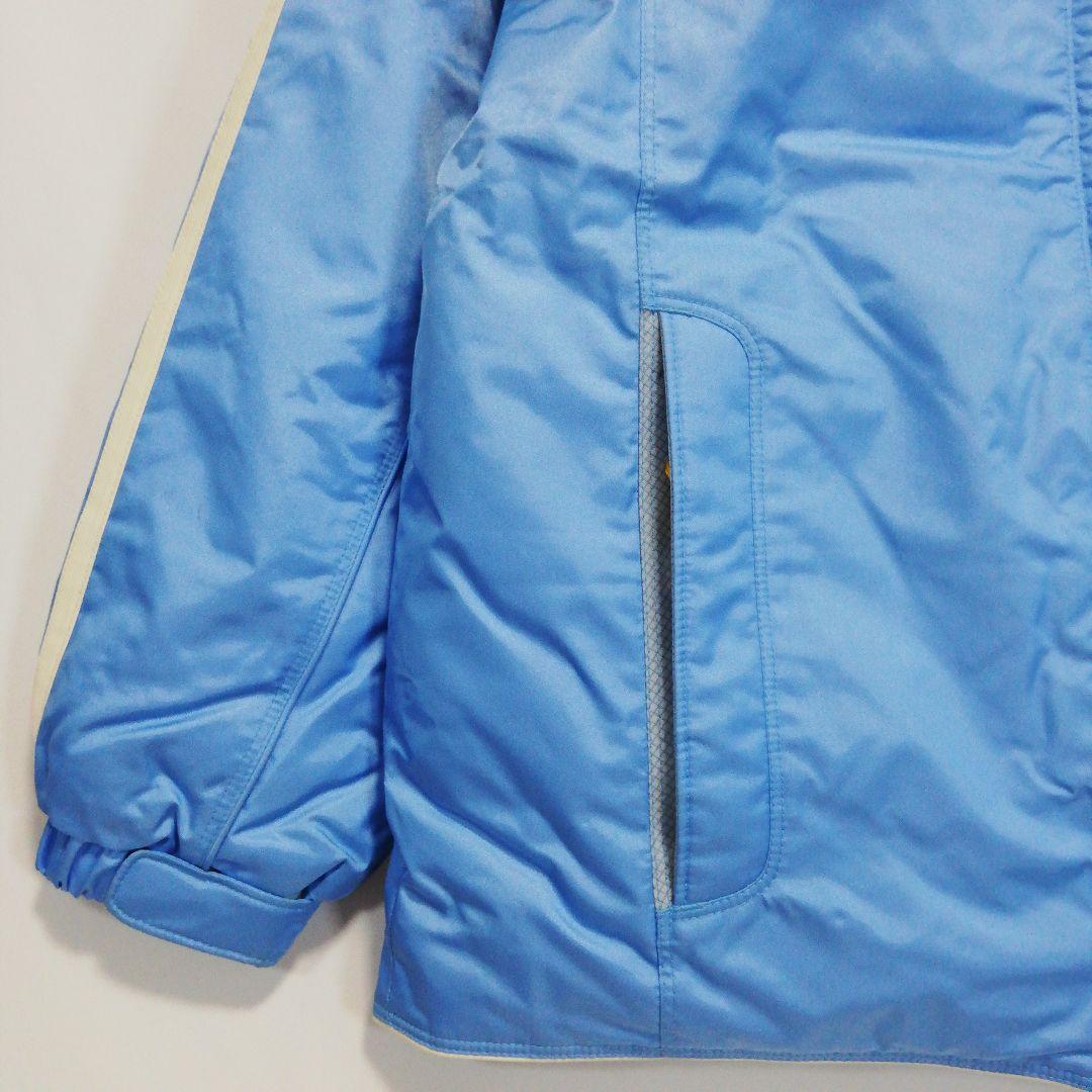 ミスフェニックス レディース スキーウェア ジャケット リフト券入れ L 水色