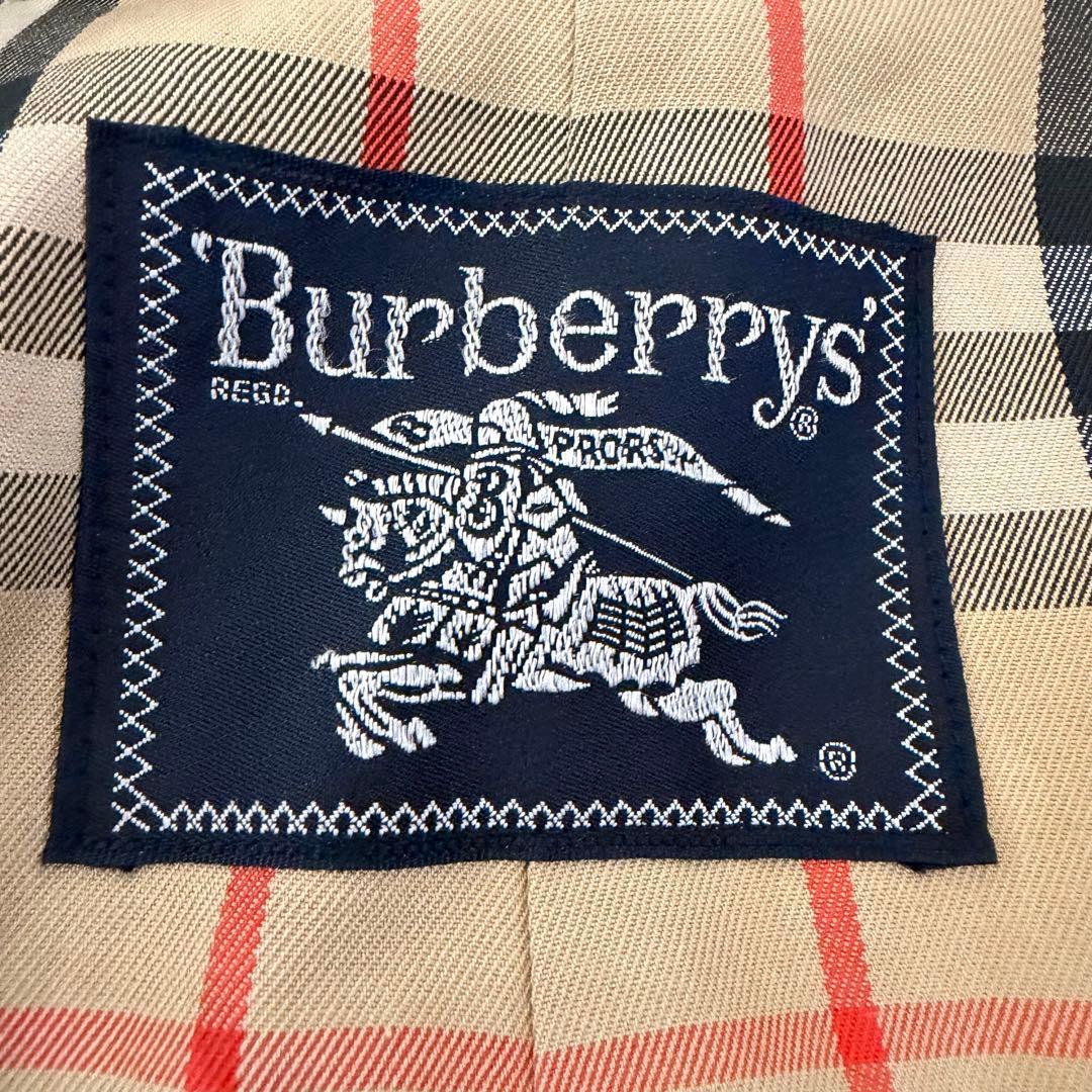 Burberry トレンチコート ノバチェック ロング丈 カーキ 玉虫 L