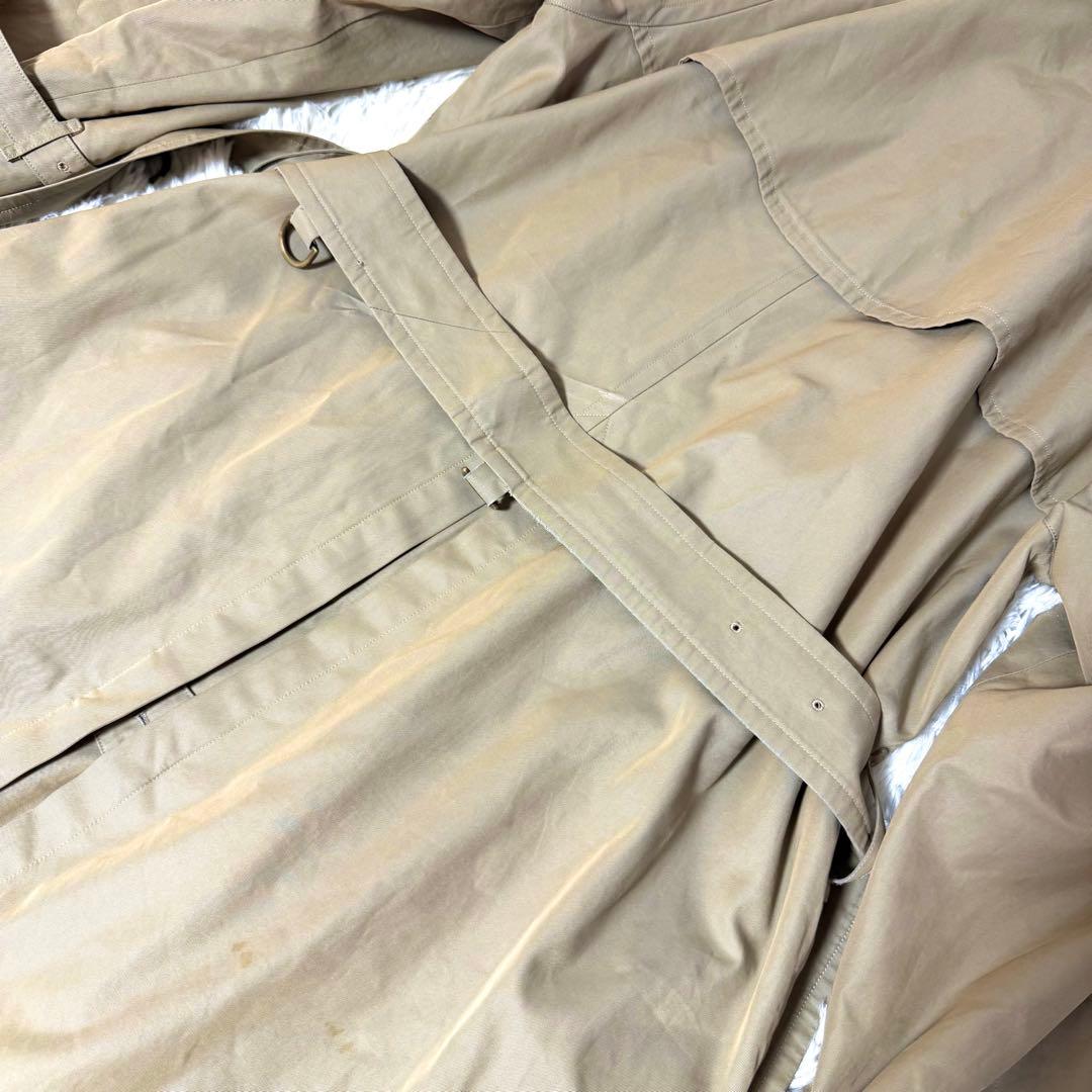 Burberry トレンチコート ノバチェック ロング丈 カーキ 玉虫 L
