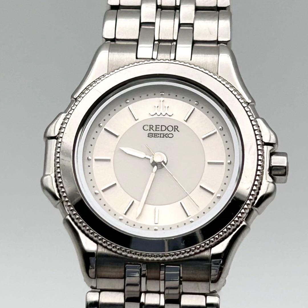 【18KT WG 稼働】SEIKO クレドール パシフィーク4J81-0A30