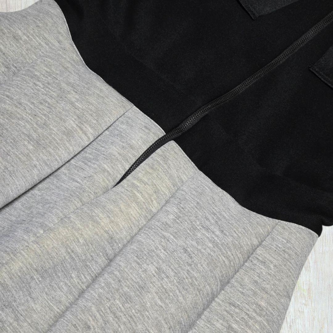 新品タグ付き Neige リボン付き バックリボンワンピース 黒・グレー