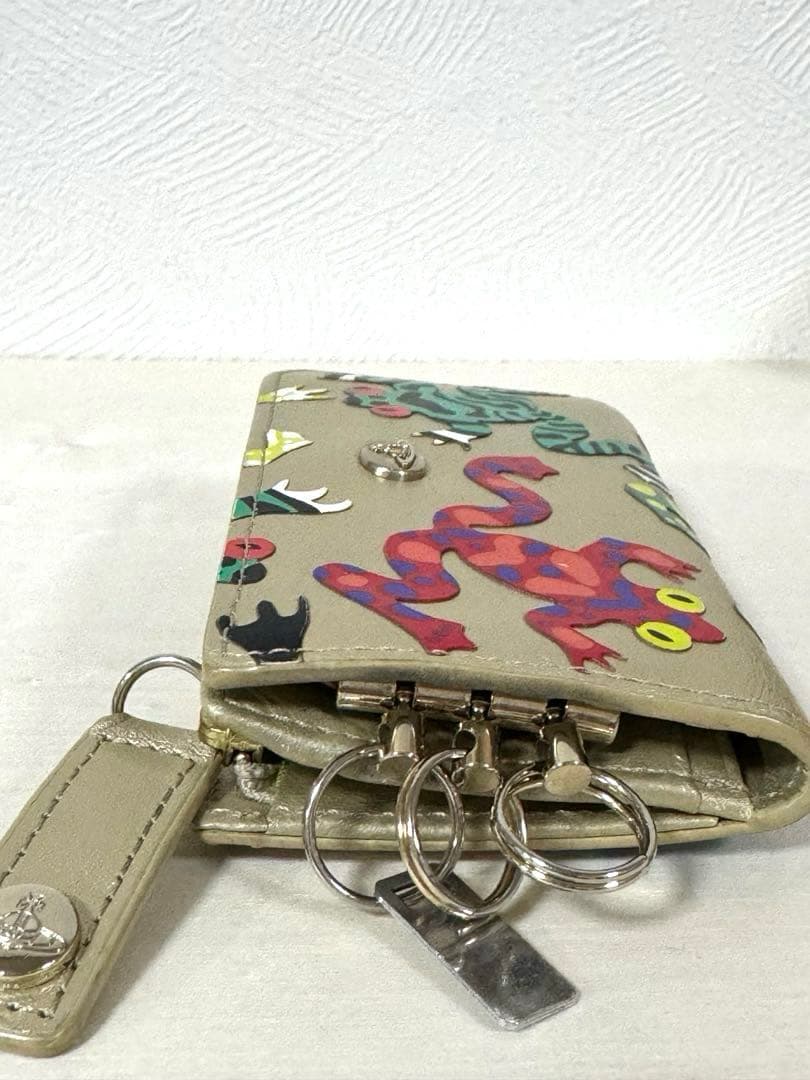 Vivienne Westwood カエルデザイン ケース付きキーケース
