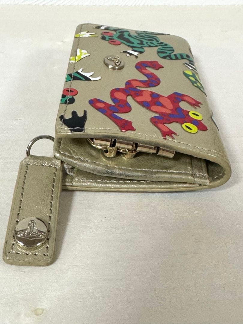 Vivienne Westwood カエルデザイン ケース付きキーケース