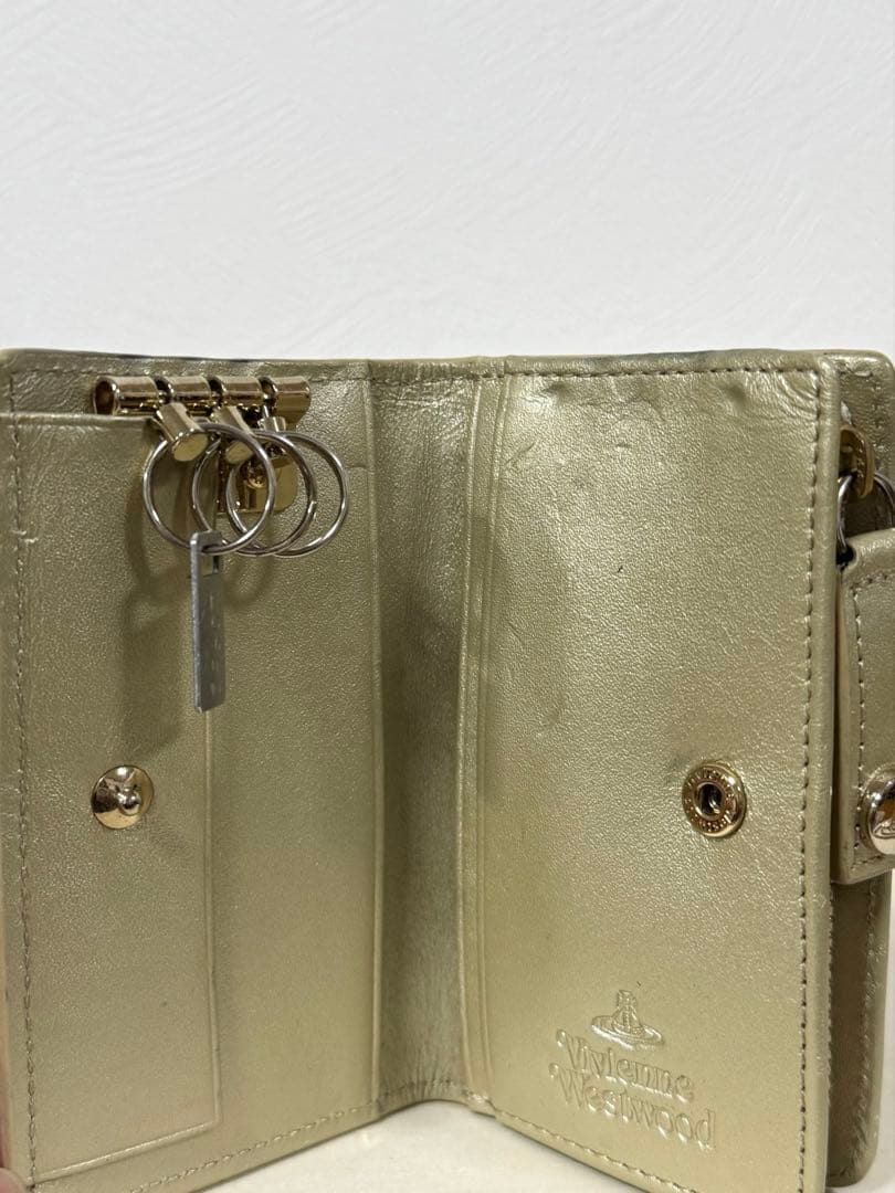 Vivienne Westwood カエルデザイン ケース付きキーケース
