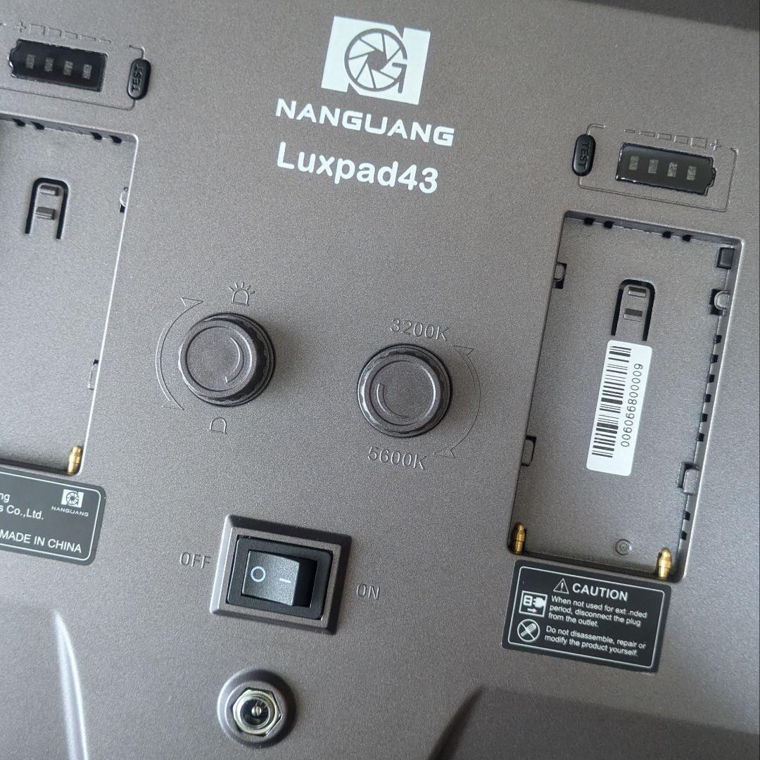 撮影用LEDライト 2台セット Luxpad43