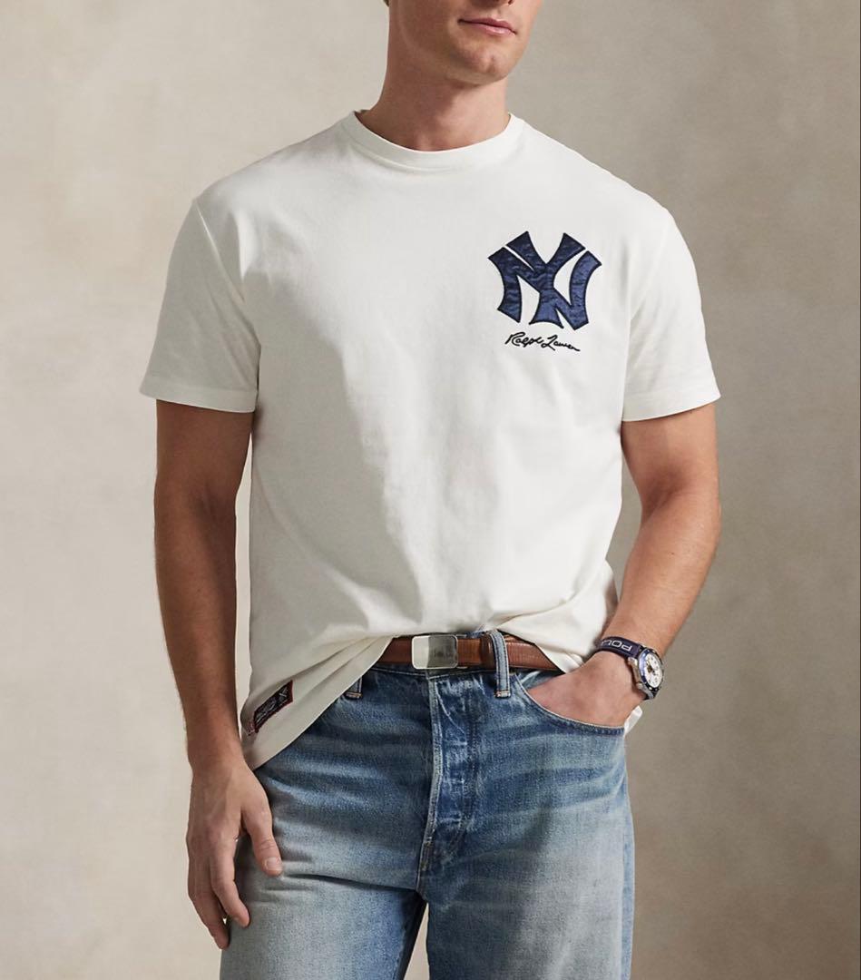 ポロラルフローレン NY NewYork Tシャツ L ヤンキース