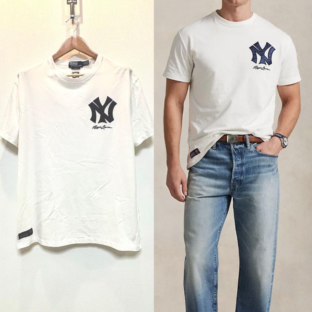 ポロラルフローレン NY NewYork Tシャツ L ヤンキース