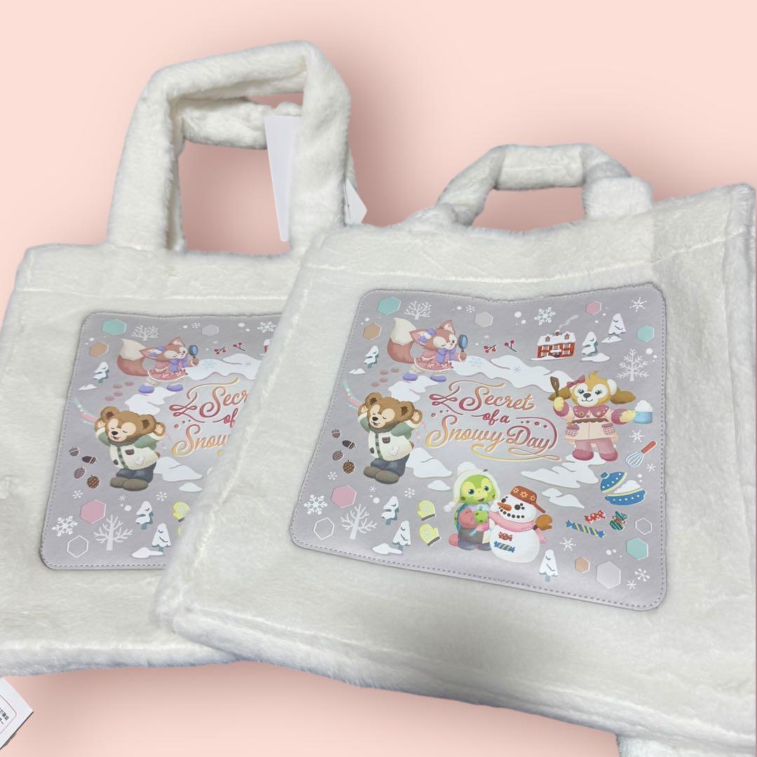 ディズニー ダッフィー シークレットオブアスノーウィーデイ トートバッグ