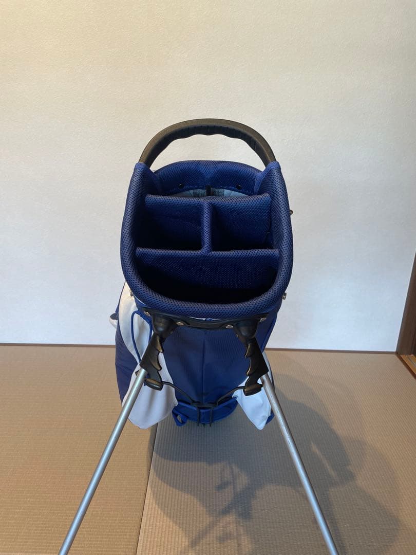 Mizuno スタンドバッグ 青白