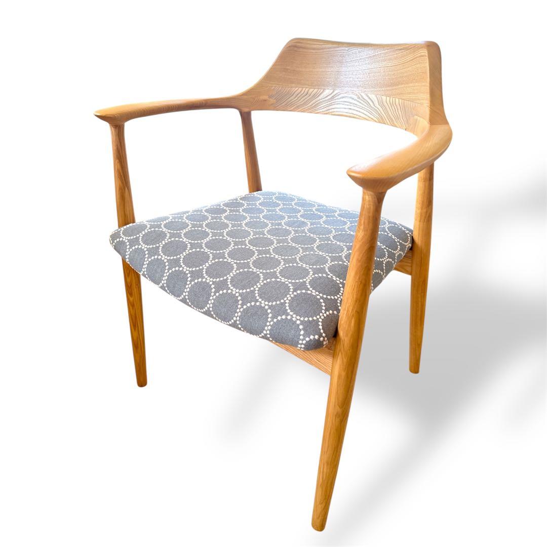 【北欧スタイル】ミナペルホネン　生地使用　イス　ダイニングチェア　家具インテリア