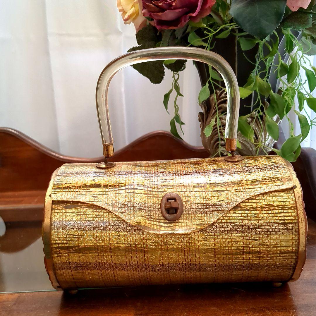 アンティークバッグ パーティーバッグ ビンテージ セルロイド？ majestic