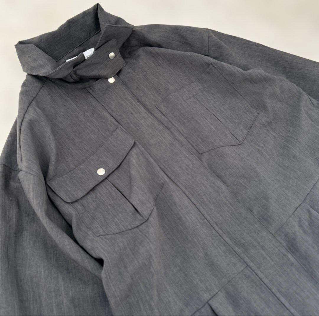 美品　ATTISESSION スタンドカラージャンプスーツ