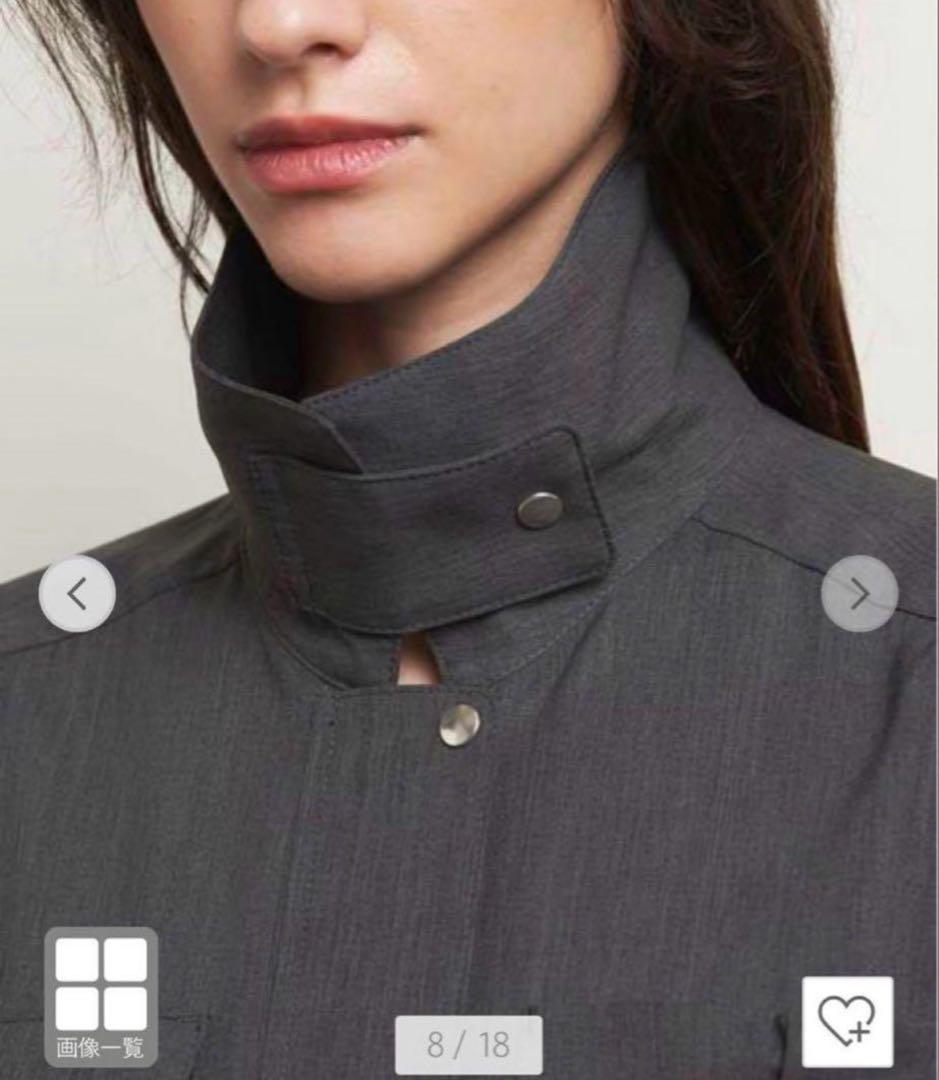 美品　ATTISESSION スタンドカラージャンプスーツ