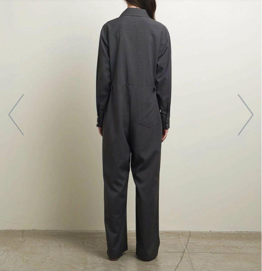 美品　ATTISESSION スタンドカラージャンプスーツ