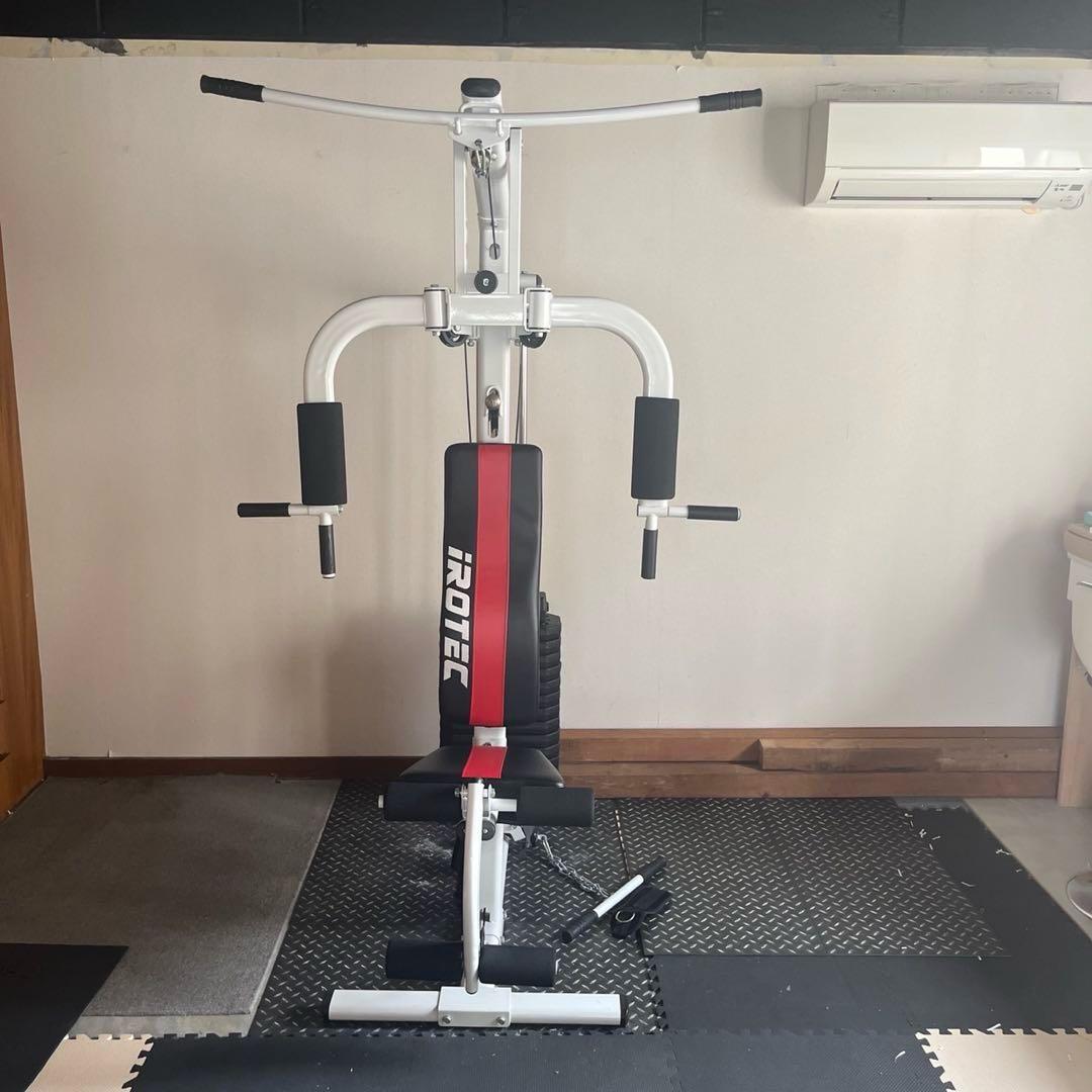 ［直接引き取り大阪市内］iROTEC トレーニングベンチ ブラック/レッド