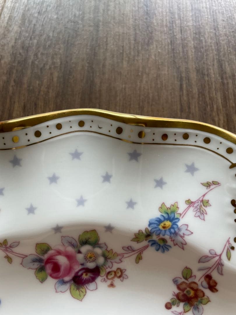 ロイヤルクラウンダービー　ロイヤルアントワネット　26cmプレート　手描き