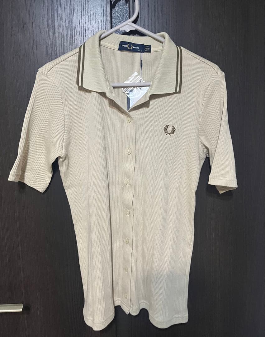 FRED PERRY 別注 ツインティップライン リブポロシャツ