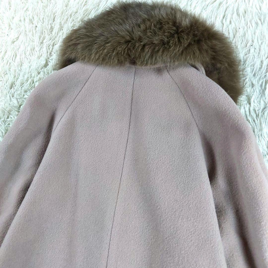 極美品 近年モデル ANAYI フォックスファー ダブルビーバー ロング丈コート