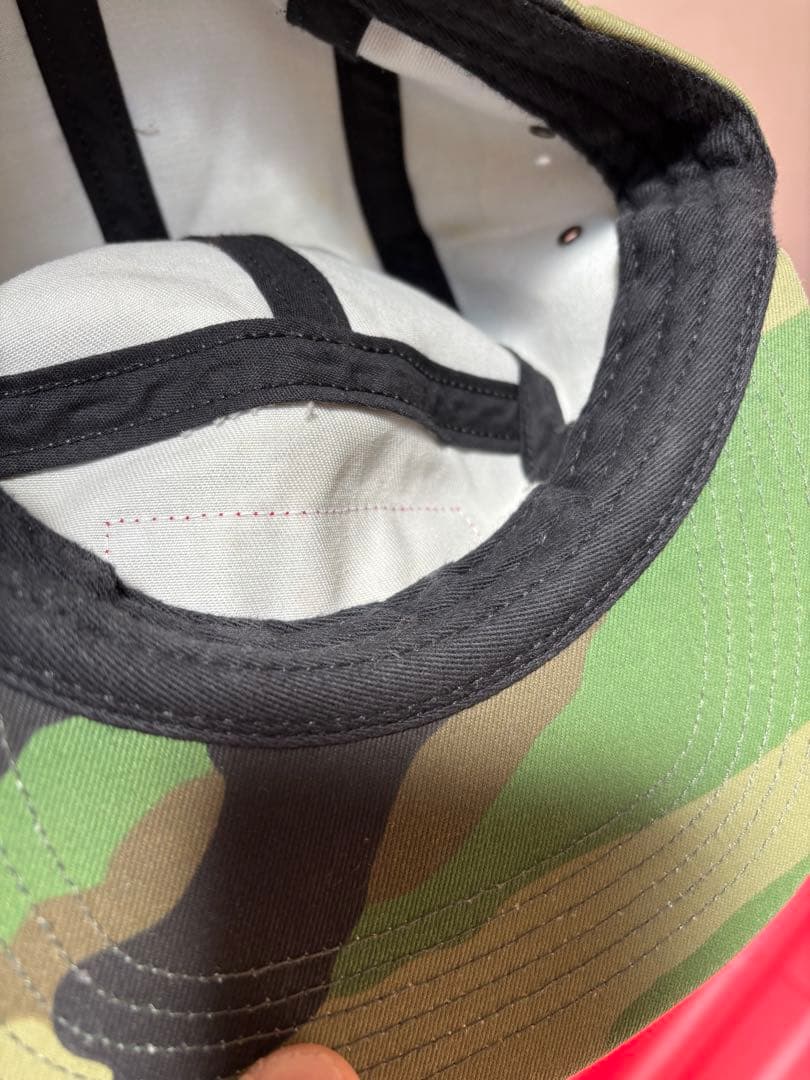 Supreme カモフラージュ フラットブリムキャップ