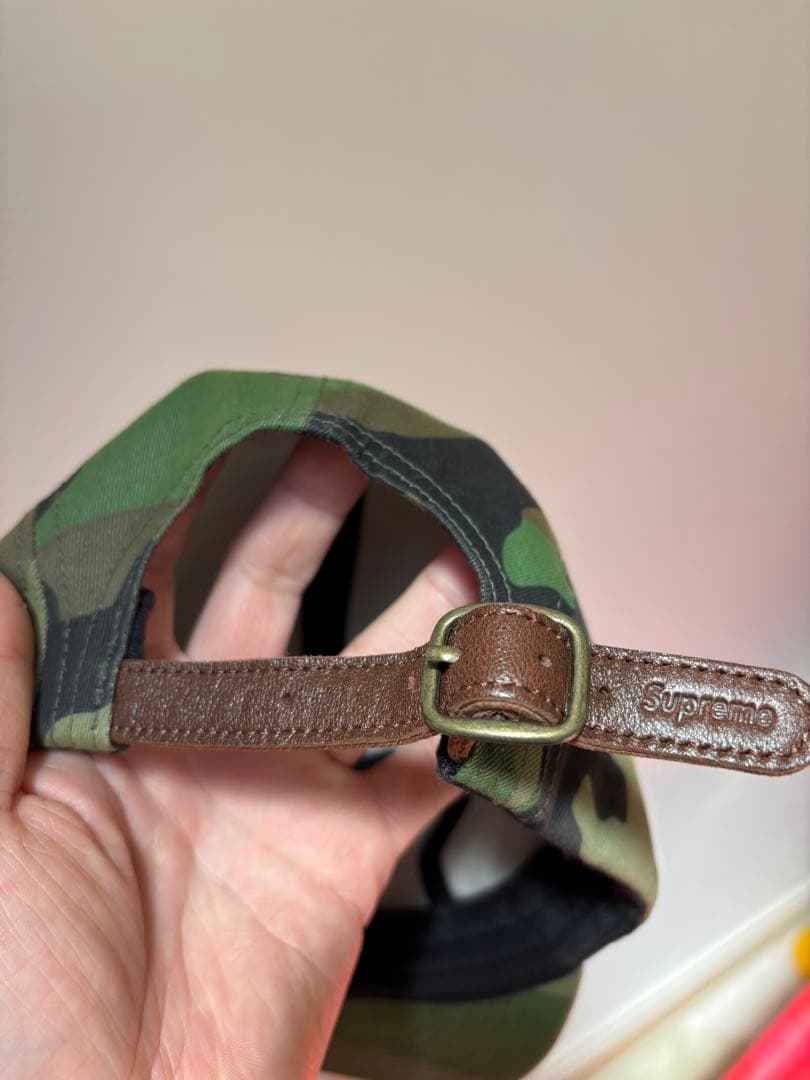 Supreme カモフラージュ フラットブリムキャップ