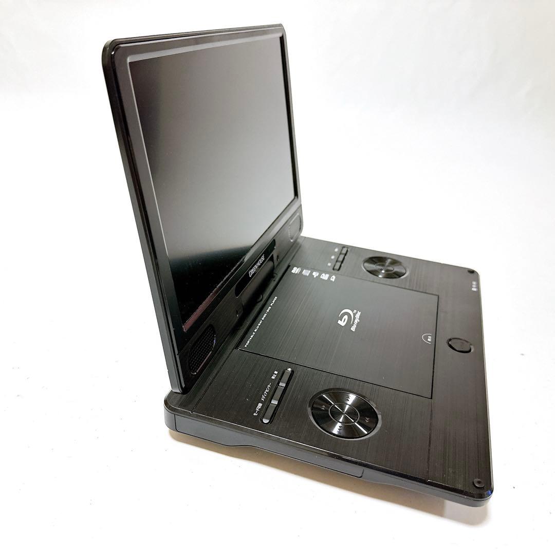 美品 GREEN HOUSE GH-PBD11BC-BK ポータブルプルーレイ