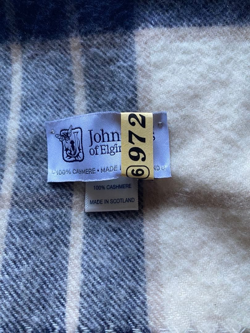 ジョンストンズ ストール ノックモア クリーニング済み