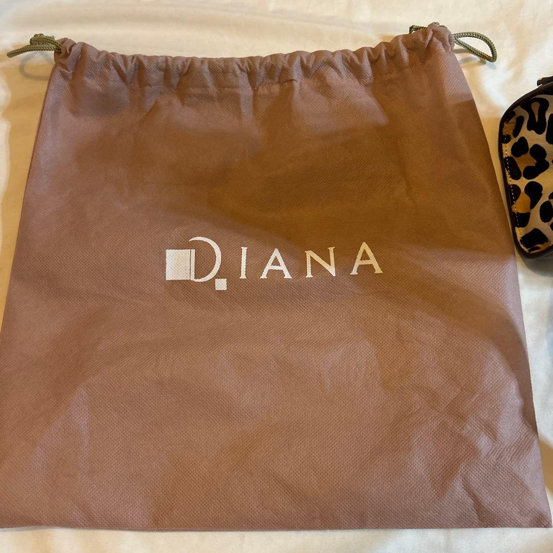 DIANA ブラウン ショルダーバッグ ヒョウ柄　新品未使用　大人気