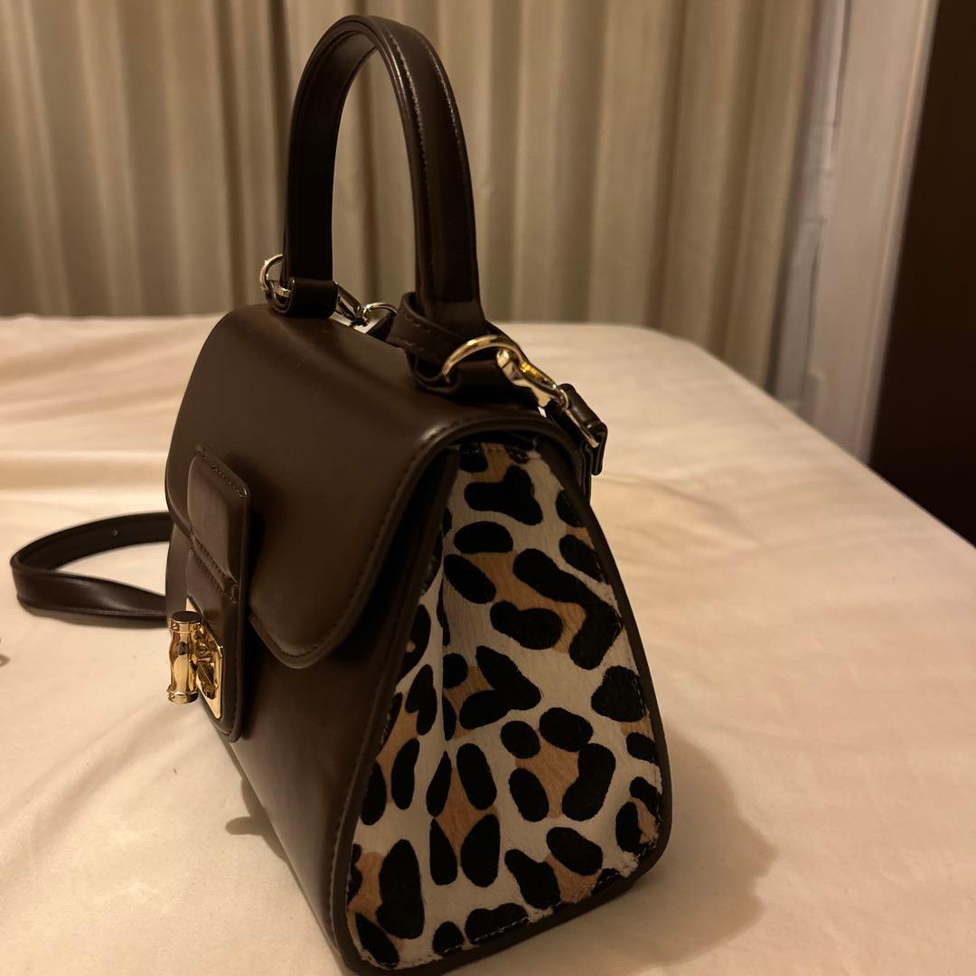 DIANA ブラウン ショルダーバッグ ヒョウ柄　新品未使用　大人気