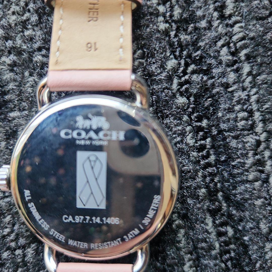 COACH New York レザーベルト 腕時計