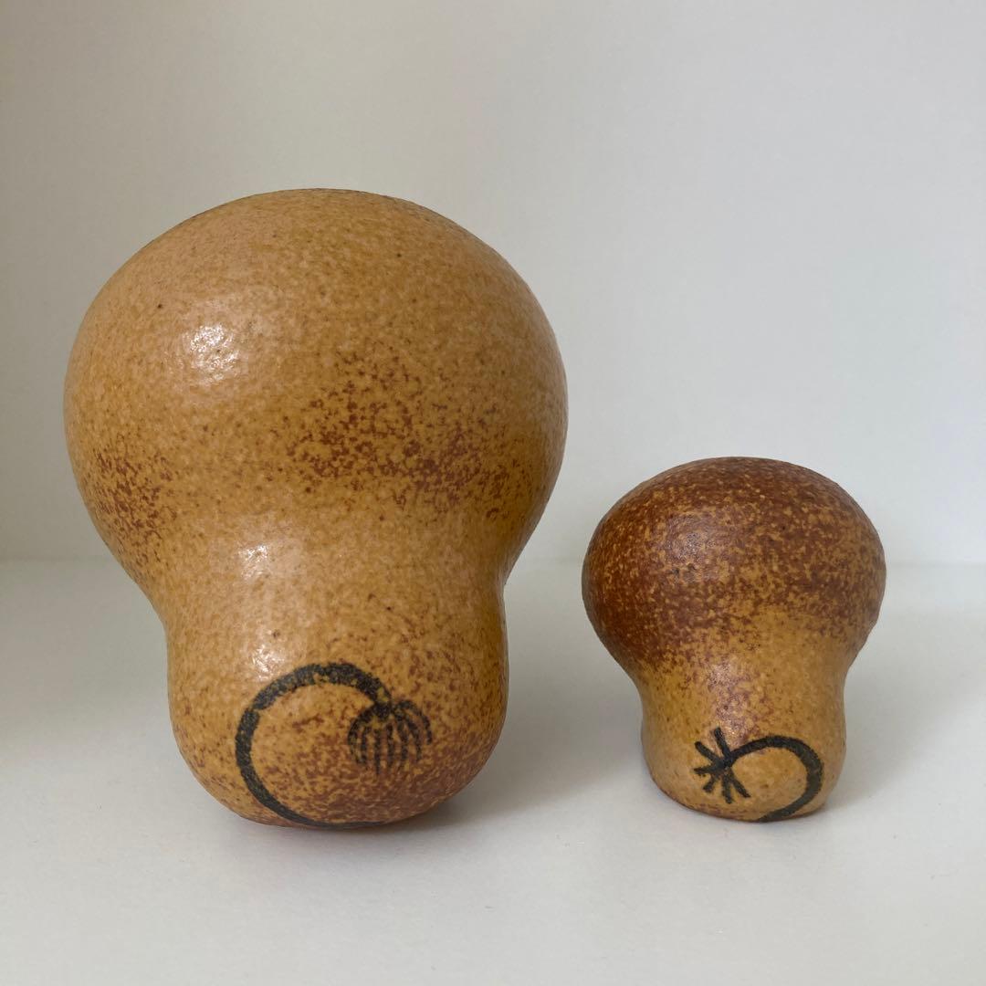 リサ・ラーソン　ライオン　ミディアム＆ミニ　オブジェ　陶器　北欧